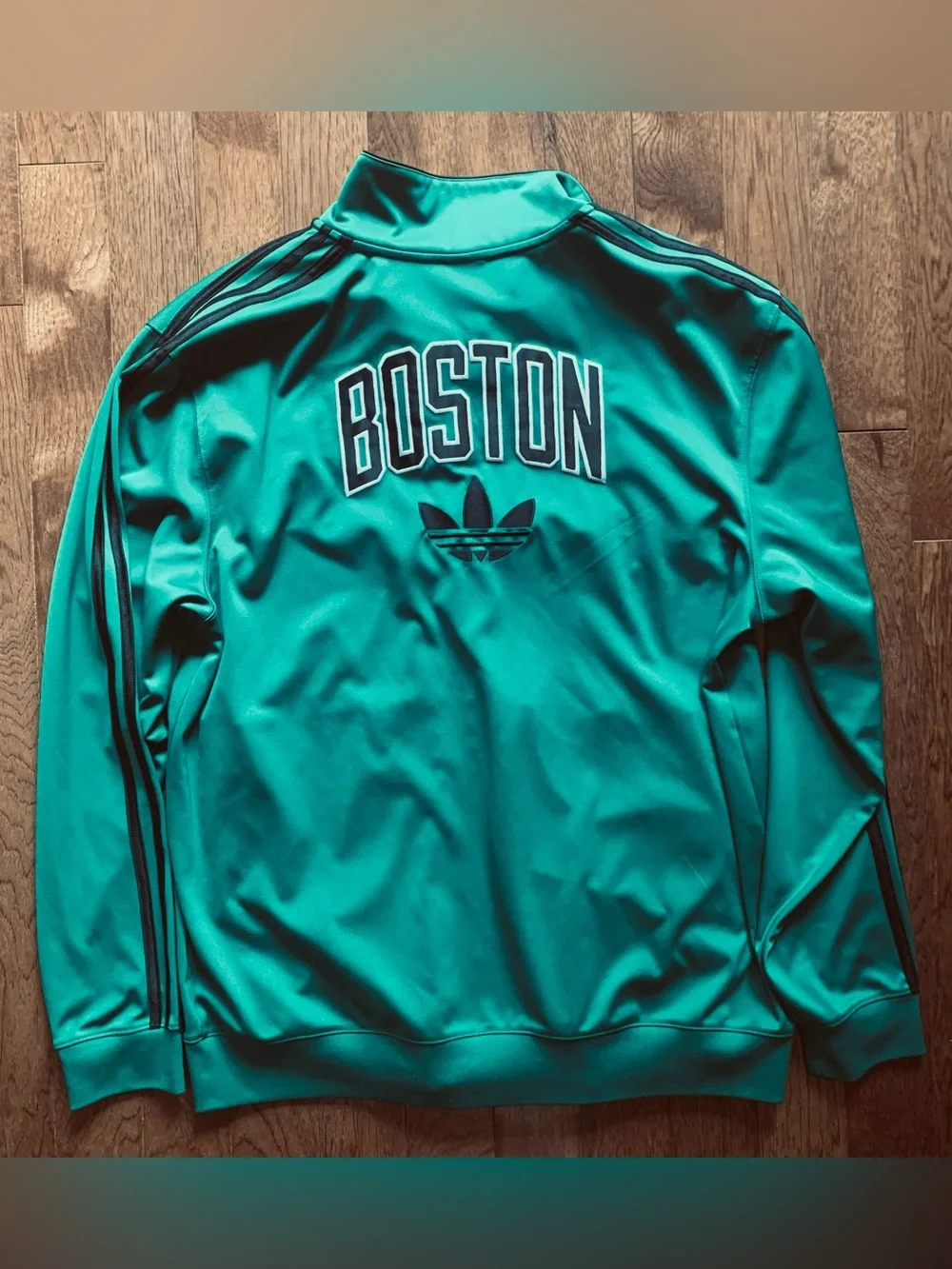 Vintage 2010 adidas XL Limited Edition Celtics Green and Black Track Jacket